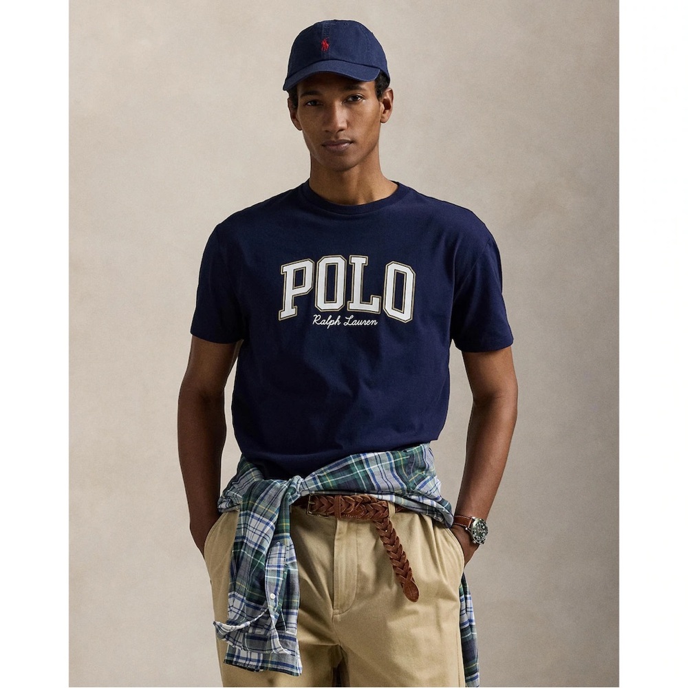 Polo Ralph Lauren Navy jersey T-Shirt nwt